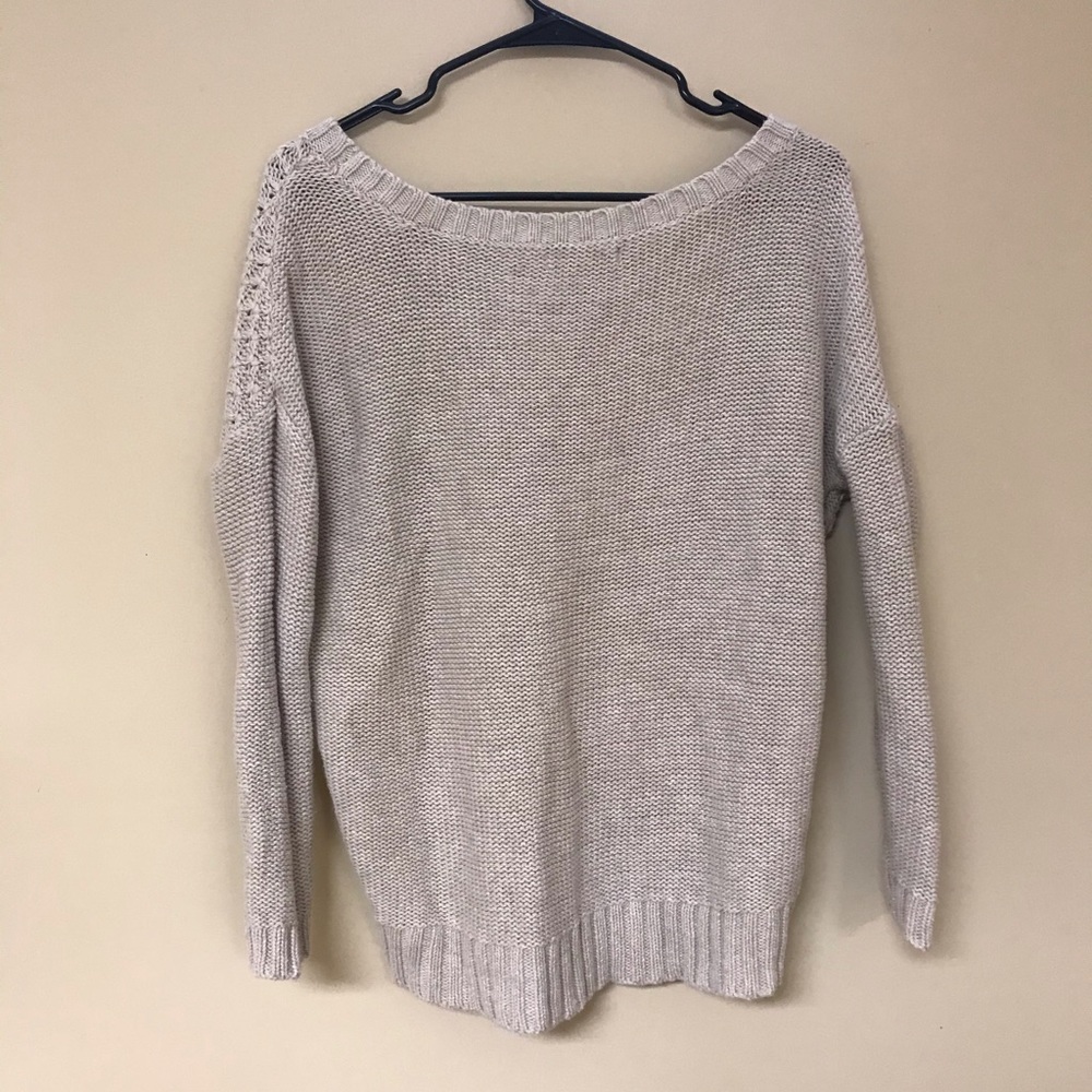 American Eagle Tan S/P baggy sweater